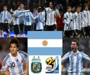 пазл Выбор Аргентины, группы B, Южная Африка 2010